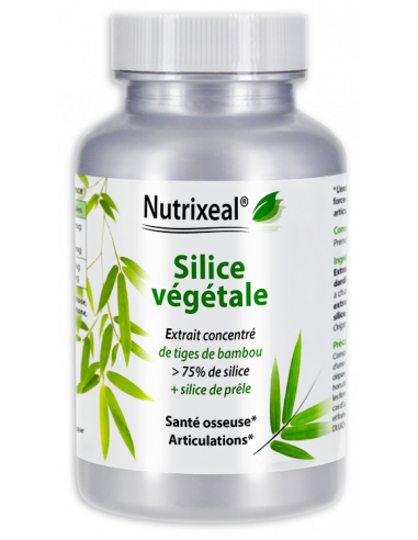 Silice végétale Nutrixeal : silice de bambou tabashir et prêle.