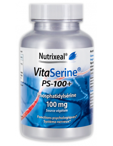 Phosphatidylsérine de source végétale : 100 mg (actif concentré et standardisé)