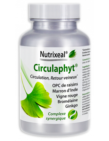 Circulaphyt Nutrixeal : complexe synergique circulation et retour veineux.