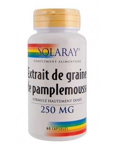 Extrait de graines de pamplemousse 250mg Solaray.
