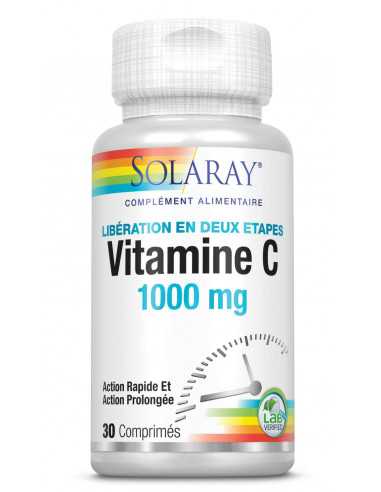 Vitamine C 1000 mg - Solaray - 30 comprimés