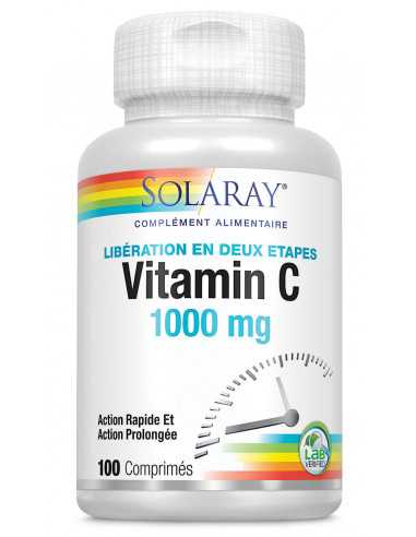 Vitamine C 1000 mg - Solaray - 30 comprimés