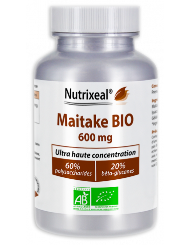Maitake très concentré, standardisé à 60% de polysaccharides et 20% de bêta-glucanes