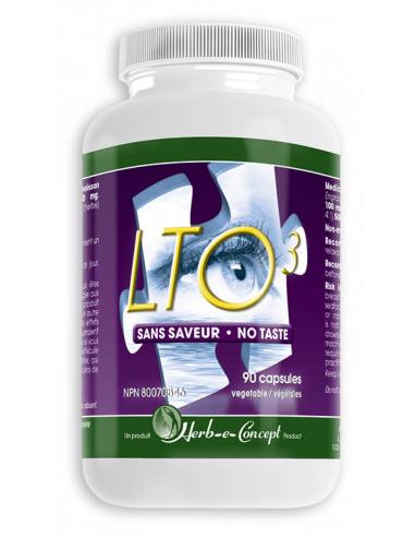 LTO3 Sans Saveur (sans goût) du laboratoire Herb-e-Concept - 90 gélules