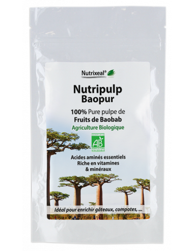 Pulpe de Baobab BIO "NutriPulp" - Nutrixeal