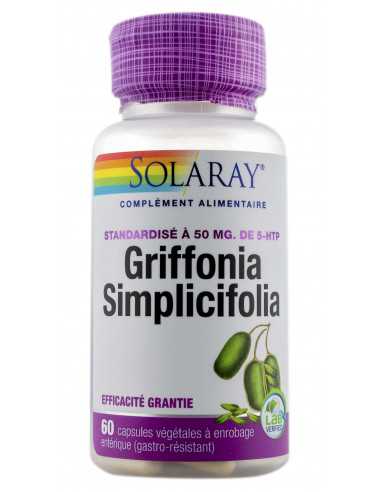 Griffonia Simplicifolia 5HTP - Solaray - 60 gélules 