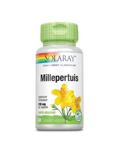 Millepertuis solaray 230 mg standardisé à 0,3% d'hypericine - Solaray - 60 gélules végétales