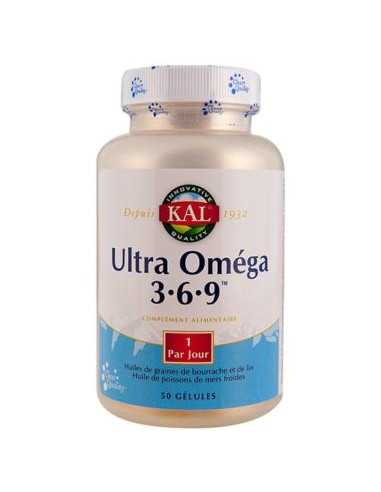 Ultra Omega 3 6 9 - Kal - 50 gélules