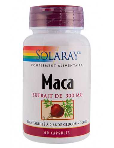 MACA 300 mg en extrait standardisé - Solaray - 60 gélules